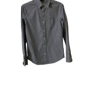 J. Crew Men's Monochrome Checkered Shirt